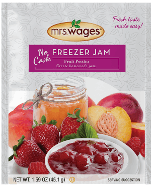 Fruit mixes, preservers, & pectin label