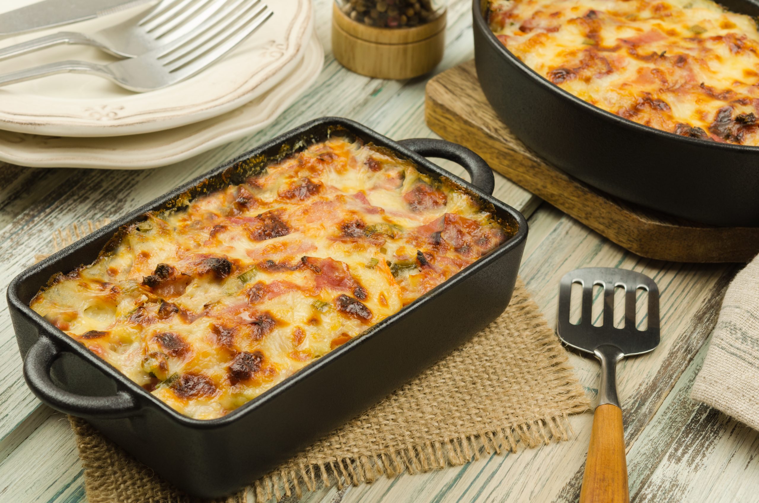 Ham & Vegetable Scalloped Potatoes