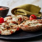 Sausage Portobello Pizzas