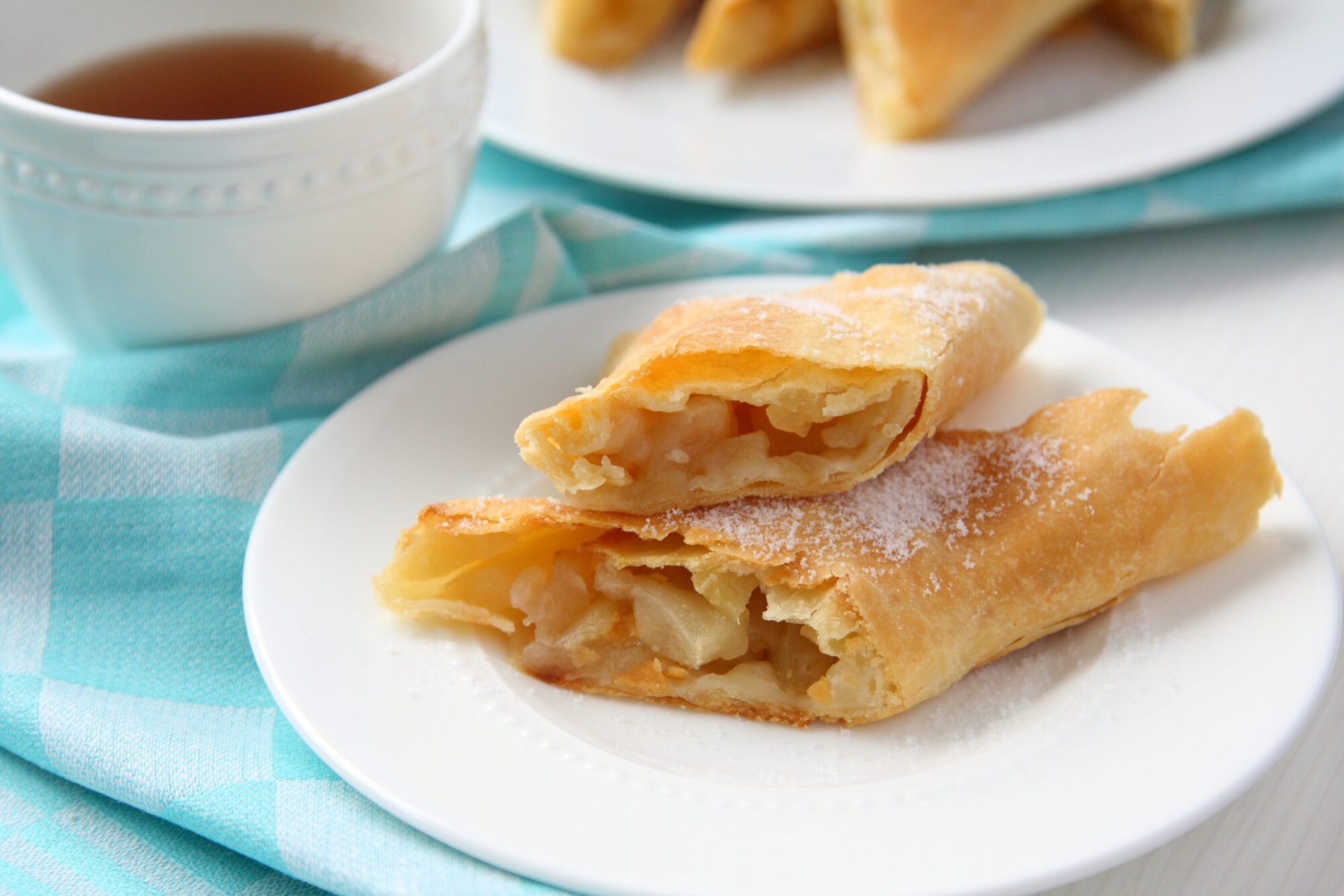 Pear and Apple Filled Crepes