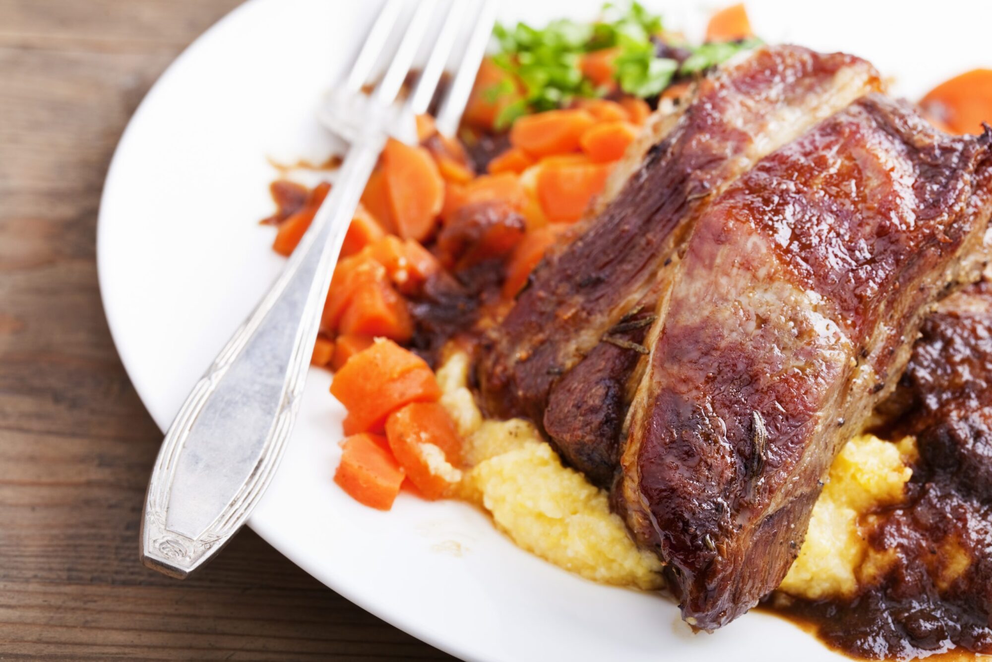 Chipotle Garlic Crusted Pork Tenderloin with Chipotle Cheddar Creamy Polenta