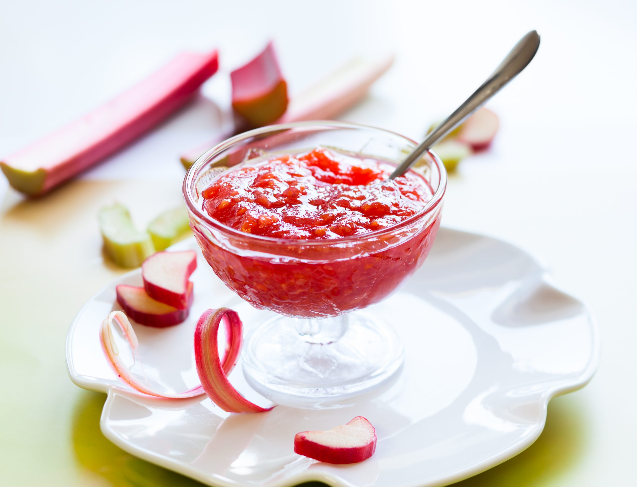 Rhubarb Jam with Vanilla