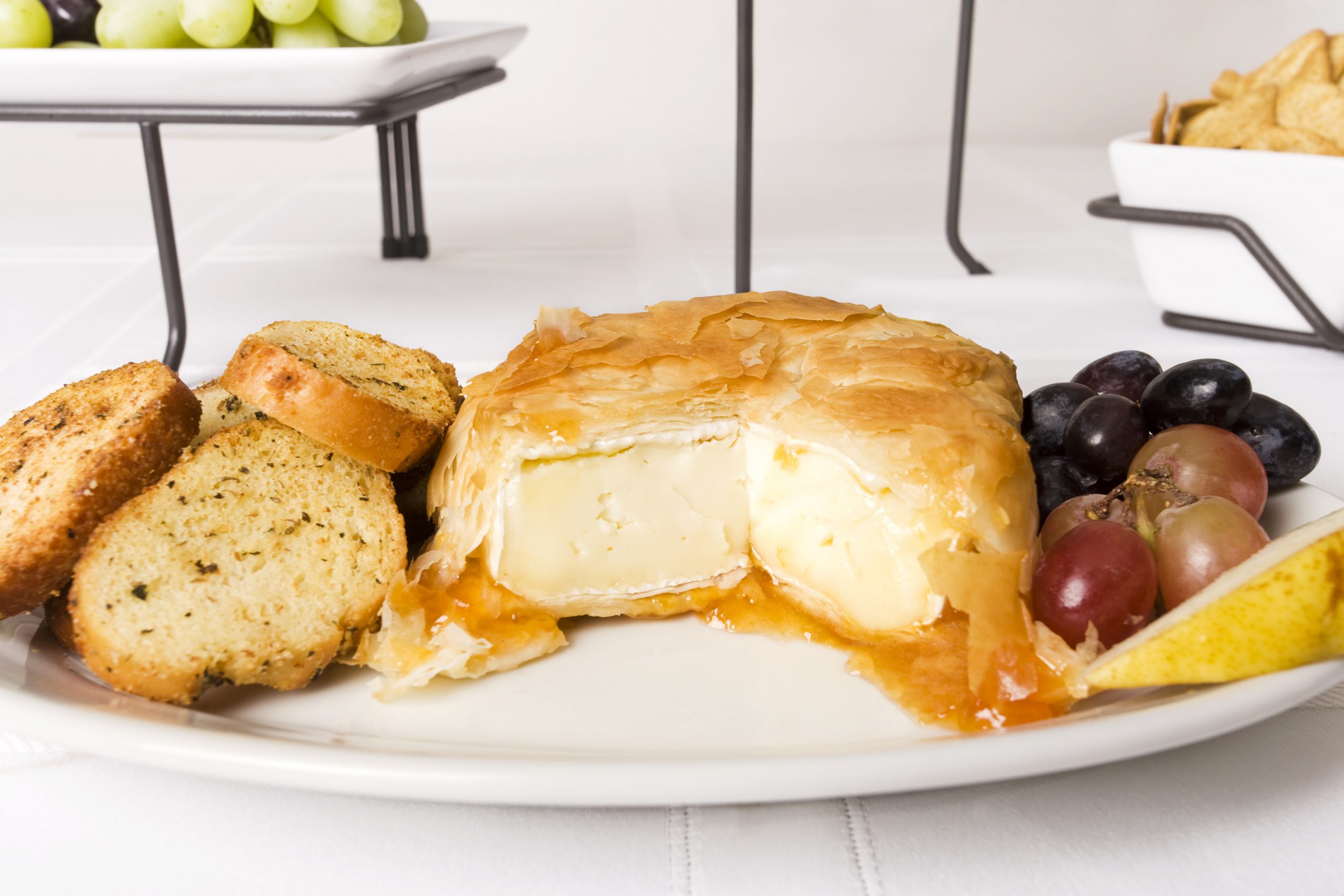 Baked Brie with Pepper Jelly