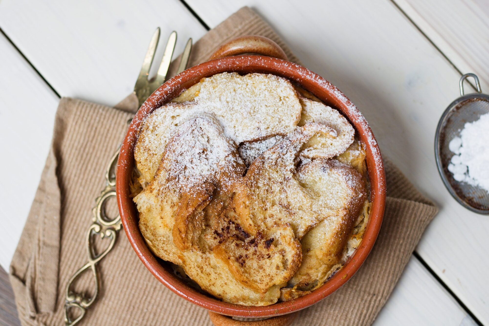 Spiced Apple Bread Pudding
