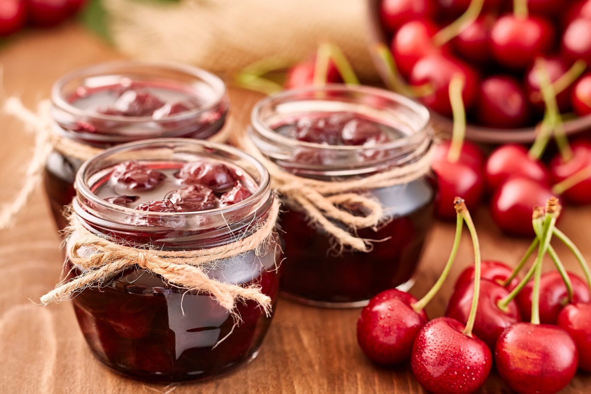 Blue Ribbon Spiced Cherry Amaretto Jam