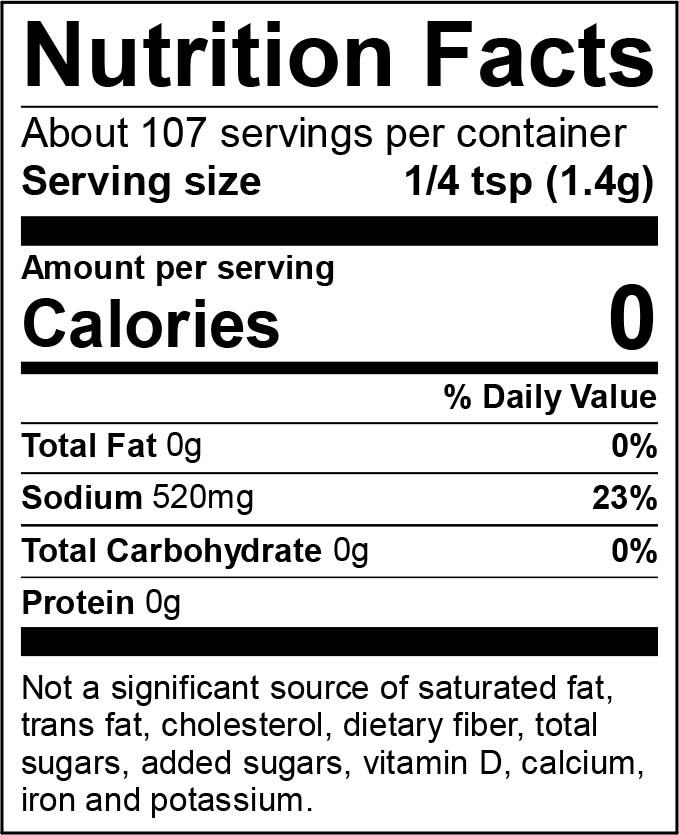 Mrs. Wages® Sweet Pickles Quick Process® Pickle Mix nutrition info