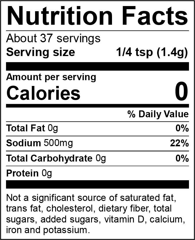Mrs. Wages® Medium Spicy Pickles Refrigerator Pickle Mix nutrition info