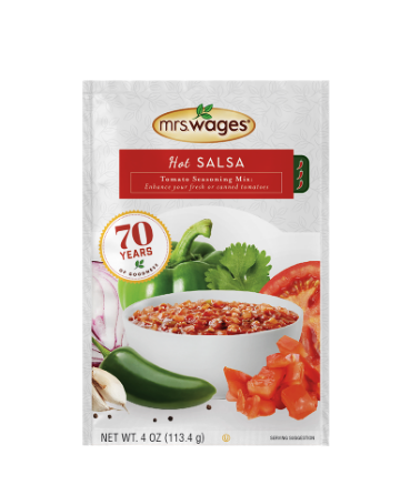 Mrs. Wages® Hot Salsa Tomato Seasoning Mix