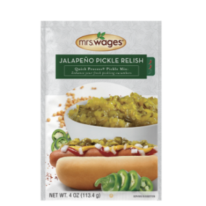 Mrs. Wages® Jalapeño Pickle Relish Quick Process® Pickle Mix