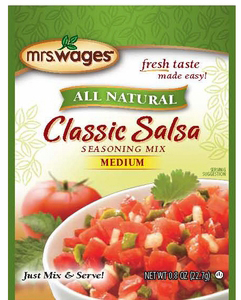 Classic Salsa Seasoning Mix Medium | Mrs. Wages