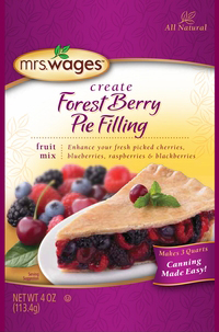 Forest Berry Pie Filling Fruit Mix | Mrs. Wages