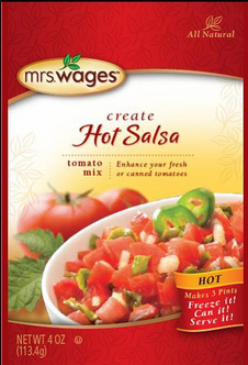 Hot Salsa Hot Tomato Mix | Mrs. Wages