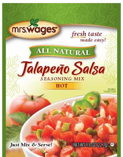Jalapeno Salsa Hot Seasoning Mix | Mrs. Wages