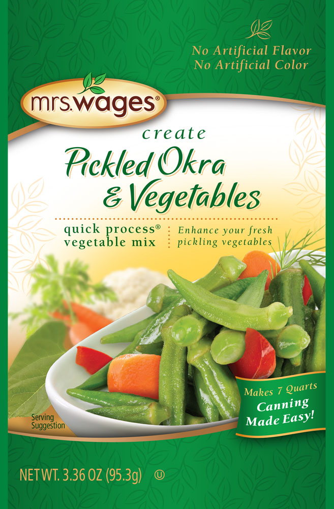 Pickled Okra & Vegetables | Mrs. Wages