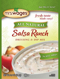 Mrs. Wages® All Natural Salsa Ranch Dressing & Dip Mix
