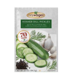 Mrs. Wages® Kosher Dill Pickles Quick Process® Pickle Mix