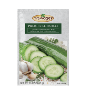 Mrs. Wages® Polish Dill Pickles Quick Process® Pickle Mix