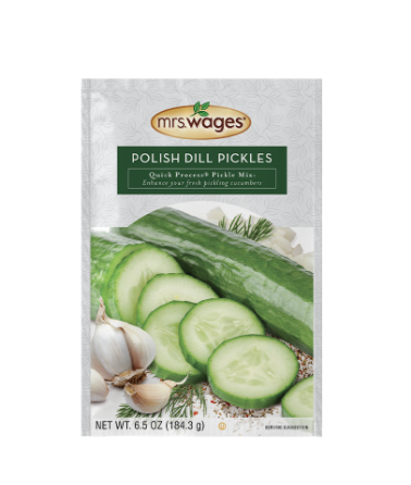 Mrs. Wages® Polish Dill Pickles Quick Process® Pickle Mix