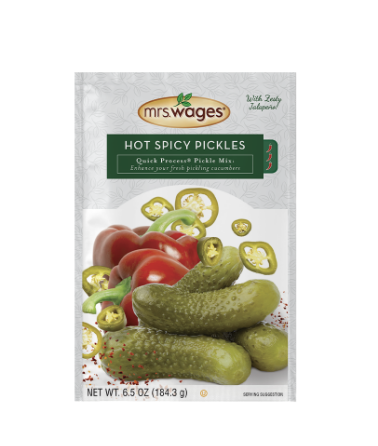 Mrs. Wages® Hot Spicy Pickles Quick Process® Pickle Mix
