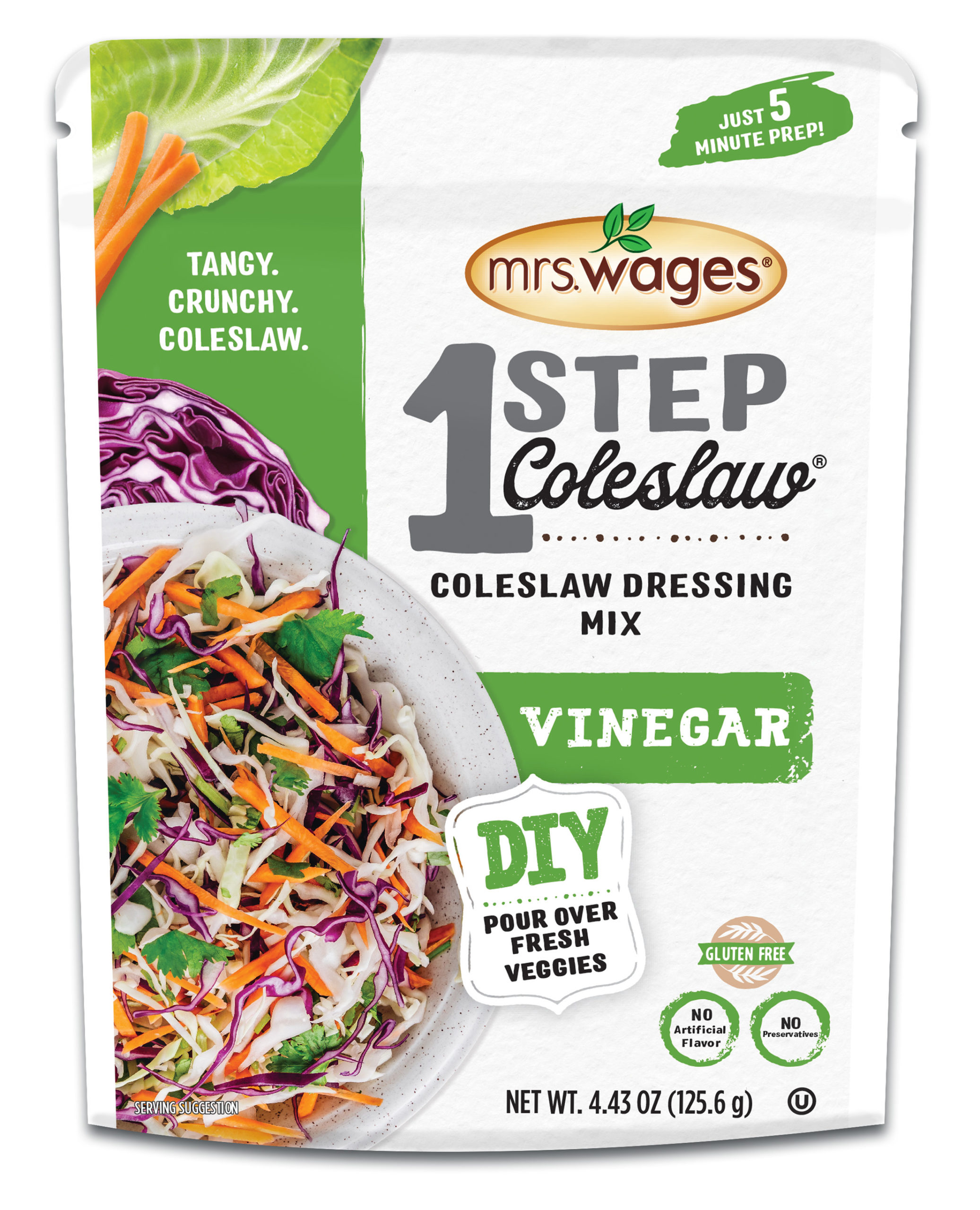 Mrs. Wages® 1 Step Coleslaw® Vinegar Coleslaw Dressing Mix