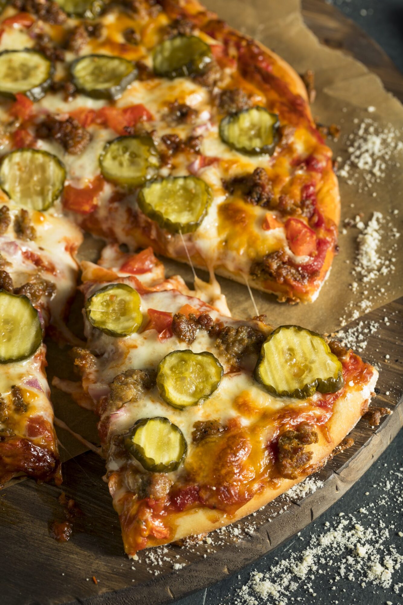 Ultimate Cheeseburger Bacon Pizza