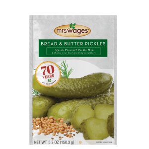 Mrs. Wages® Bread & Butter Pickles Quick Process® Pickle Mix
