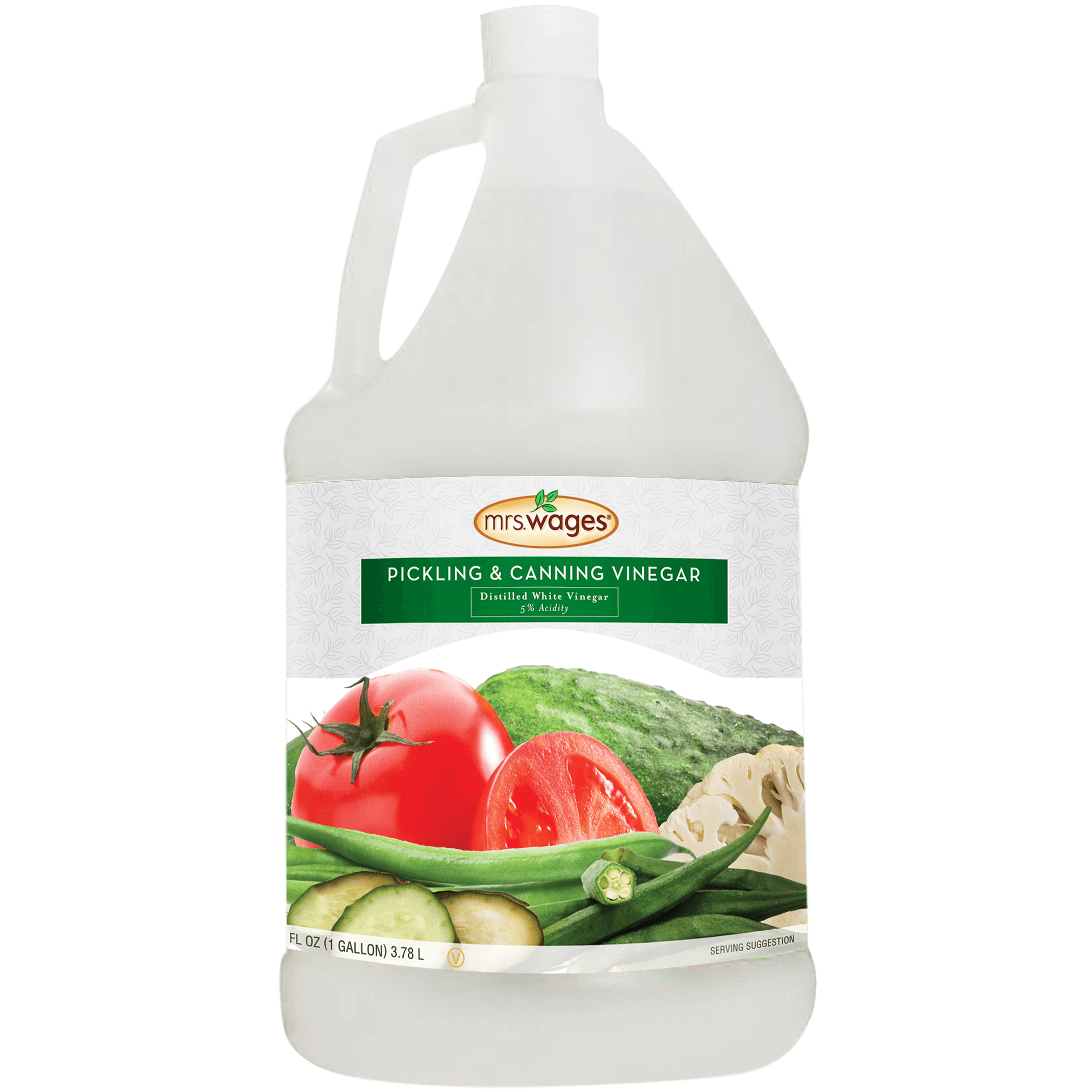 Mrs. Wages®  Pickling & Canning Vinegar – Distilled White Vinegar (5% Acidity)