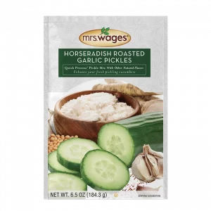 Mrs. Wages® Quick Process® Horseradish Roasted Garlic Pickle Mix With Other Natural Flavor