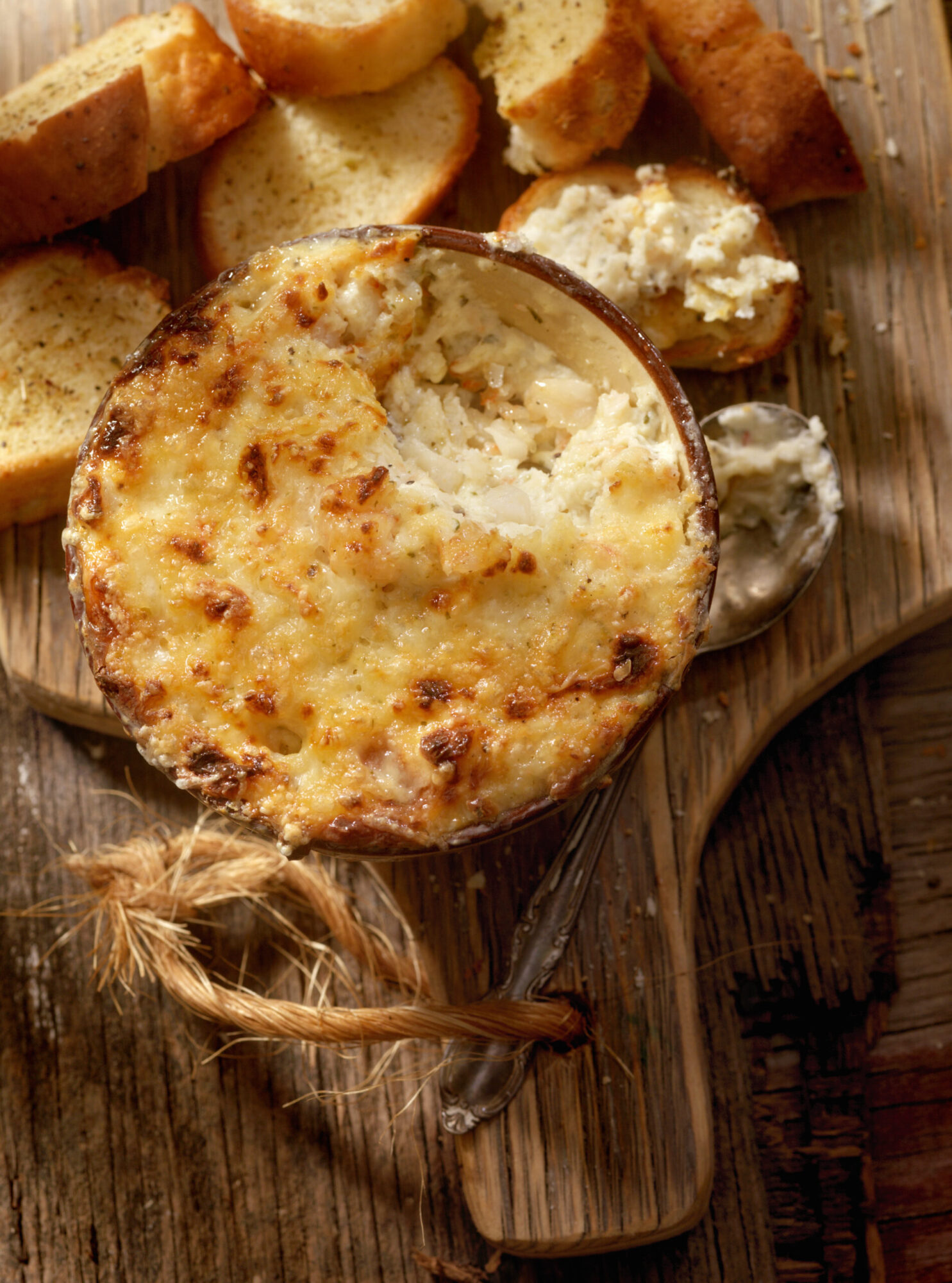 Baked Creamy Crab Dip with three Cheeses