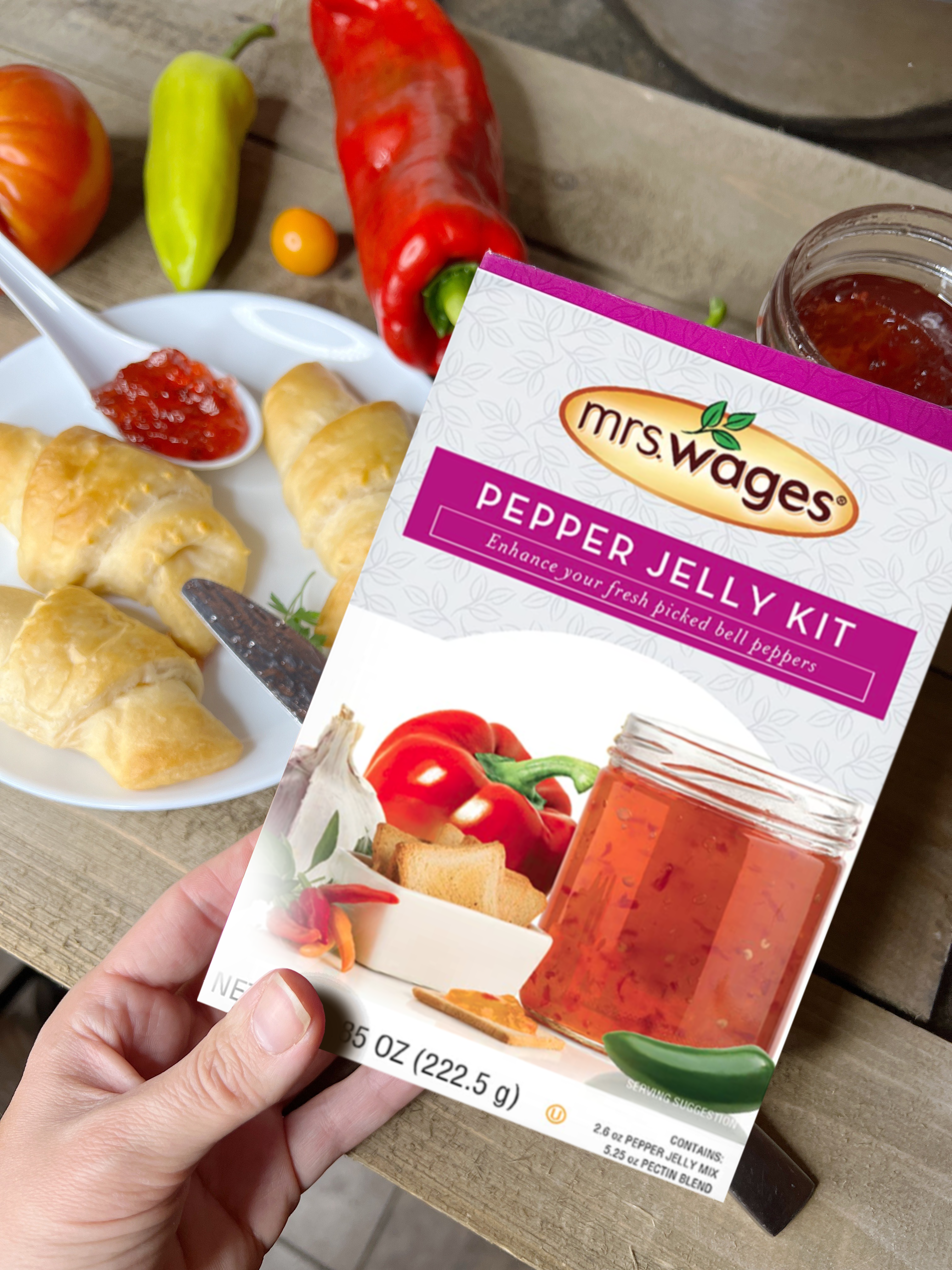 Cream Cheese Stuffed Crescent Rolls with Pepper Jelly Recipe photo