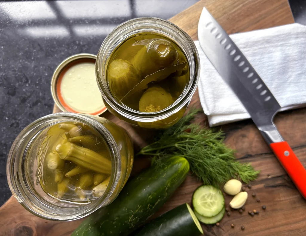 If your home garden is thriving, or even if you’ve just gotten a great deal on fresh produce from the local farmers market, you’re probably looking for canning and pickling options to preserve that food for later consumption. Here’s what you need to know before you start pickling at home.